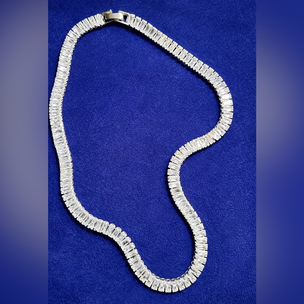 JK Designs Radiant Silver Necklace